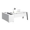 Modern Furniture ASPEN 220-240cm Executive Desk Reversible - White & Black
