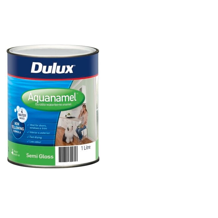 Dulux 1L Bold Yellow Aquanamel Semi Gloss Base