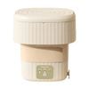 Catzon Foldable Washing Machine 9L 3 Modes with Blue Light-Cream