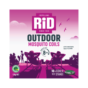 Rid Insect Repellent Outdoor Mosquito Coils - 10 Pack