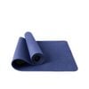 Decathlon - 5 Mm Grippy And Comfortable Gentle Yoga Mat - Dark Blue - One Size