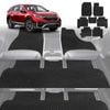 6D Diamond Car Floor Mats for Honda CR-V 2023-Current-Ultimate Set-Black-Outback GT