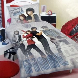 Disney Camp Rock Final Jam Grey Quilt Cover Set Single