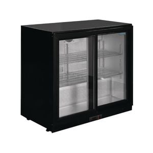 Polar G-series Under Counter Back Bar Cooler With Sliding Doors 198ltr - Commercial Bar Fridges (gl010-a)