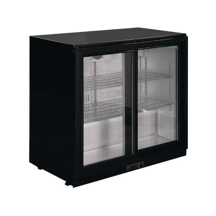 Polar G-Series Under Counter Back Bar Cooler with Sliding Doors 198Ltr