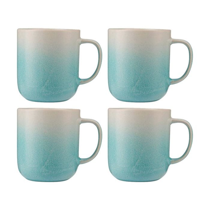 4pk Maxwell & Williams The Mug Club Ombre Mug 400ml - Aqua