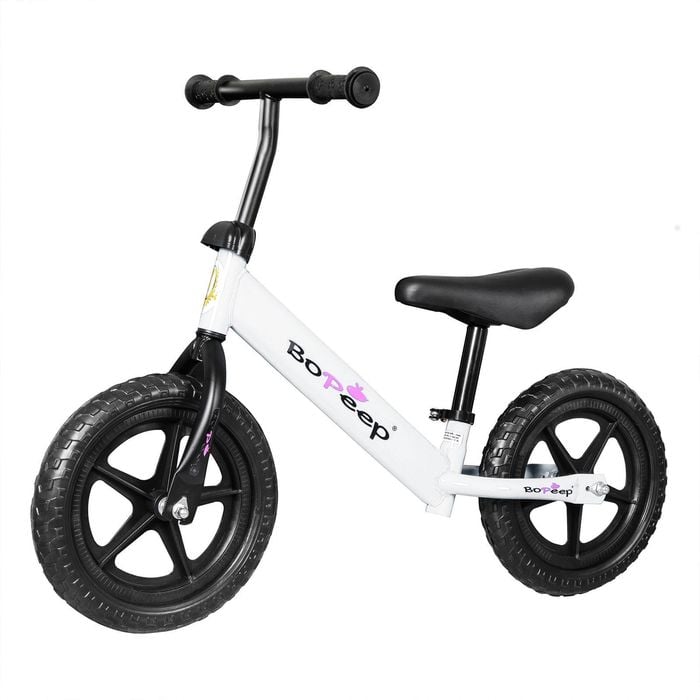 BoPeep Kids Push Balance Ride On Bike White