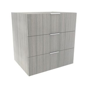 Lugna 768 x 750 x 580mm Mist 3 Drawer Storage Cabinet
