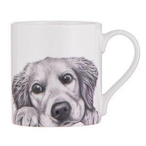 Ashdene Peeking Pups Golden Retriever Mug