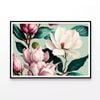 Floral Watercolor Pattern  Print 100% Australian Made 120x90cm  (Poster)