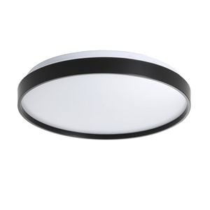 Oriel Lighting Leena Tri-colour Led Ceiling Light Black 48cm