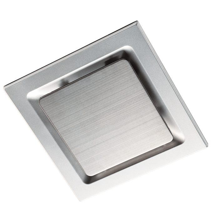 Comfort Maker 250mm Silver Square Exhaust Fan