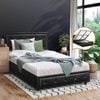 Oikiture Bed Frame King Single Size Gas Lift Black ENZO