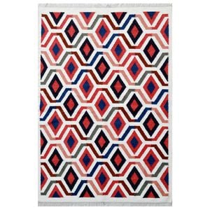 Designer Handwoven Wool Rug-Nordic 6352-Ivory Multi-160x230cm