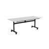 Olg Agile Flip Table Black Frame White Top L1800mm X W900mm