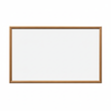 Whiteboard Magnetic with Oak Style Frame 900x600mm