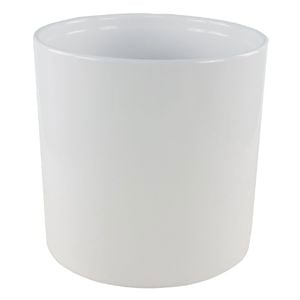Northcote Pottery 15 x 16cm White Ava Ceramic Cylinder Pot