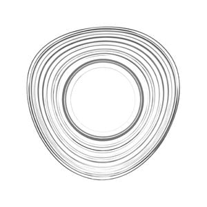 LAV Derin Glass Tea Coffee Cup Saucers - 130ml - Pack of 12