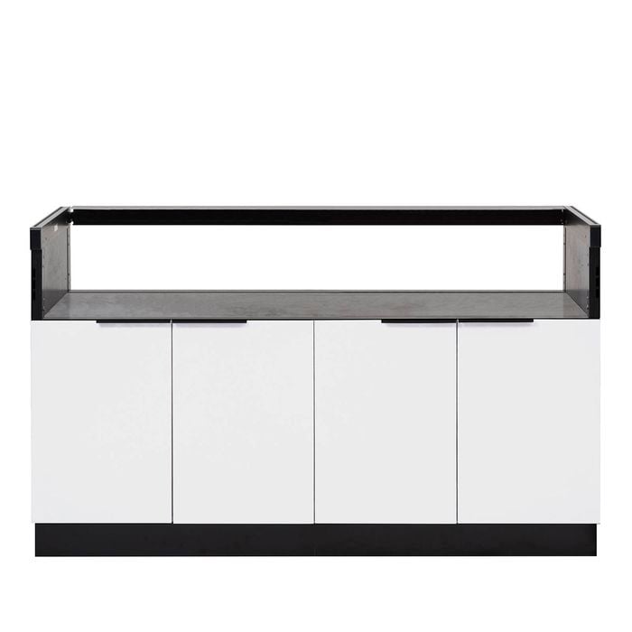 AlfrescoPlus 1530mm Arctic White BBQ Module and Air Frame