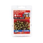 Zenith 10g x 16mm Hex Head Metal Screws - 50 Pack