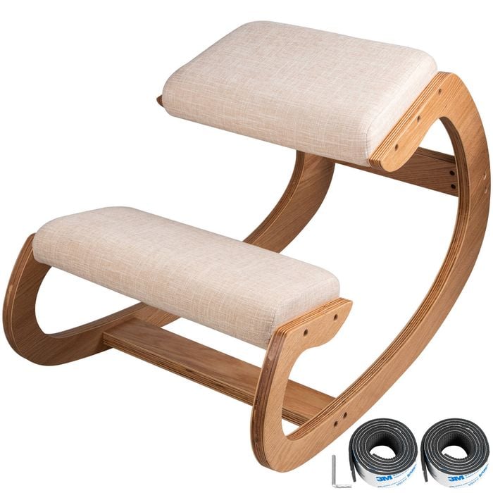 Vevor 84x53x56cm Ergonomic Kneeling Chair Heavy Duty Better Posture Kneeling Stool for Body Shaping Relieveing