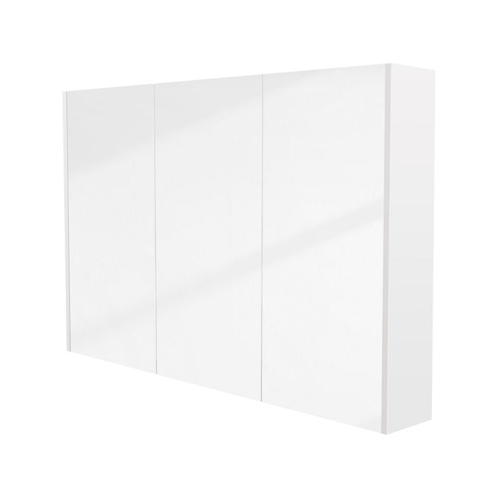 Cibo 1200mm White Tonic Mirrored Shaving Cabinet