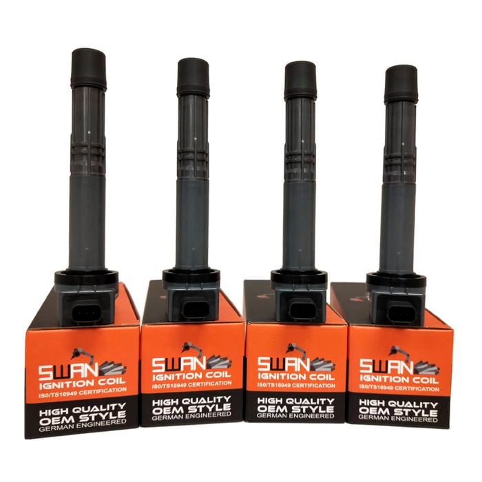 4-Pack SWAN Ignition Coil for Honda Accord, CR-V & Odyssey (2.4L)
