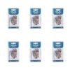 6x 120pc Malli Sewing Metal Pearl Head Sewing/quilting Fabric Pins 36mm Assorted
