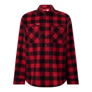 Hard Yakka Red Long Sleeve Checked Flannel - Size S