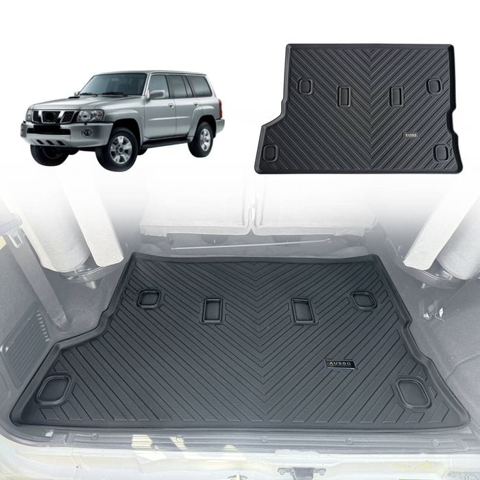 AUSGO Boot Liner for Nissan Patrol GU Y61 1997-2015 Cargo Trunk Mat Boot Mat