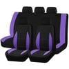 Catzon Car Seat Covers Soft Sponge Easy Install Sedan Truck Suv-purple