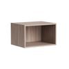 Kaboodle 360 x 500-600mm Silver Ash Customisable Microwave Open Shelf