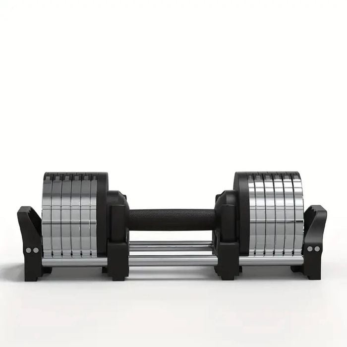 NNETM 1pc Adjustable Stainless Steel Dumbbell - Fitness Training Dumbbell