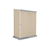 Absco Sheds 1.52 x 0.78 x 1.95m Classic Cream Space Saver Single Door Garden Shed