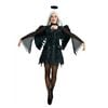 More Than Party Womens Fallen Angel Costume Layered Dress With Wings/Halo XS/S