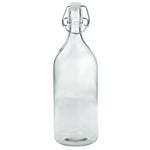 Lemon & Lime Glass Water Bottle 1L 28cm X 9cm