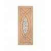 Woodcraft 2040 x 820 x 40mm Entrance Door 01 Glass TG SD45