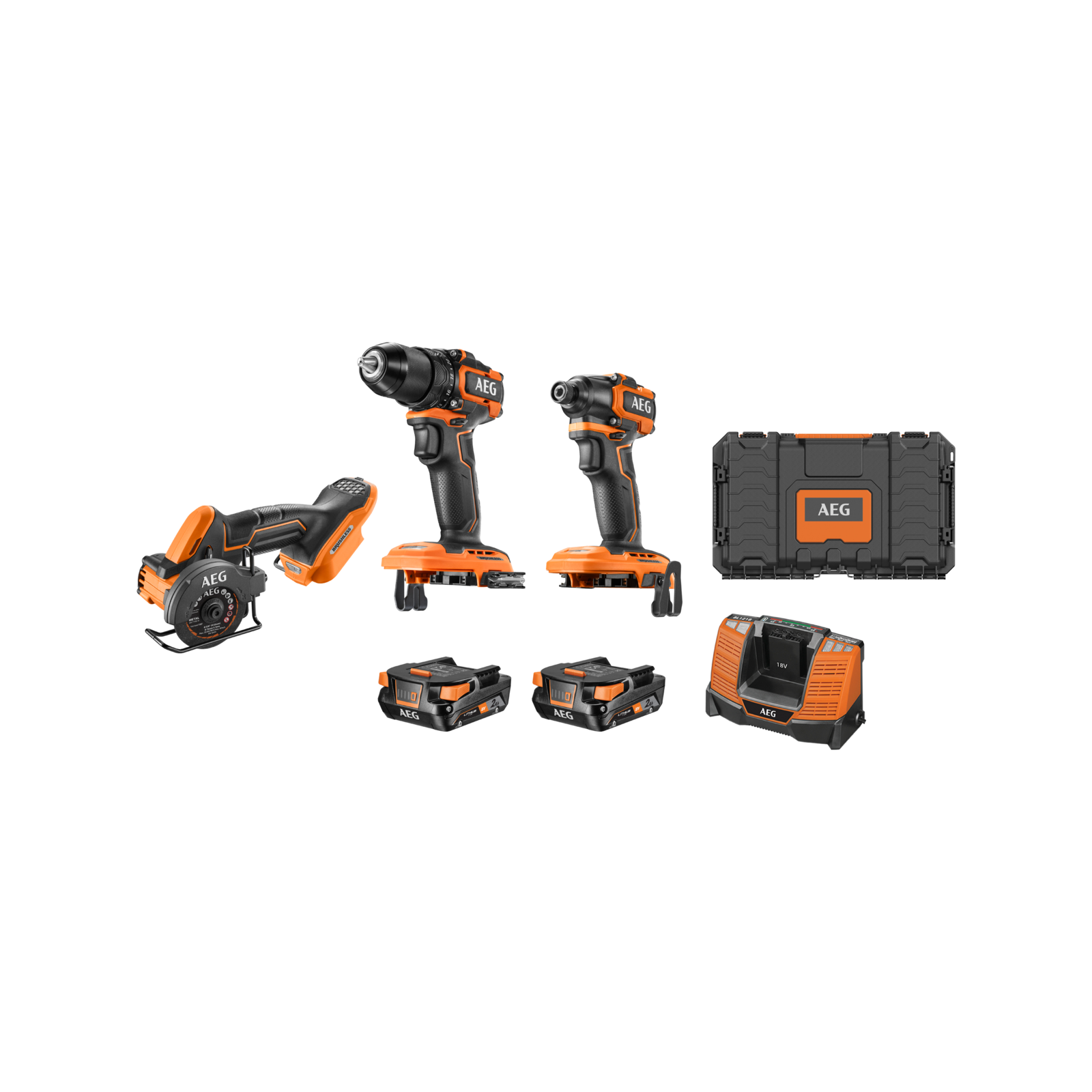 AEG 18V Sub Compact 3 Piece Electricians Kit product image