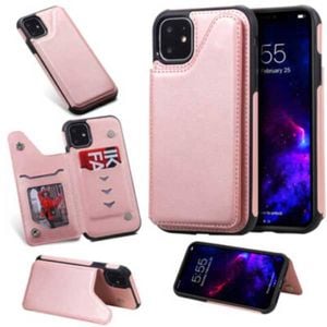 Soka Card Leather Case (suits Iphone 13 Pro) - Rose Gold