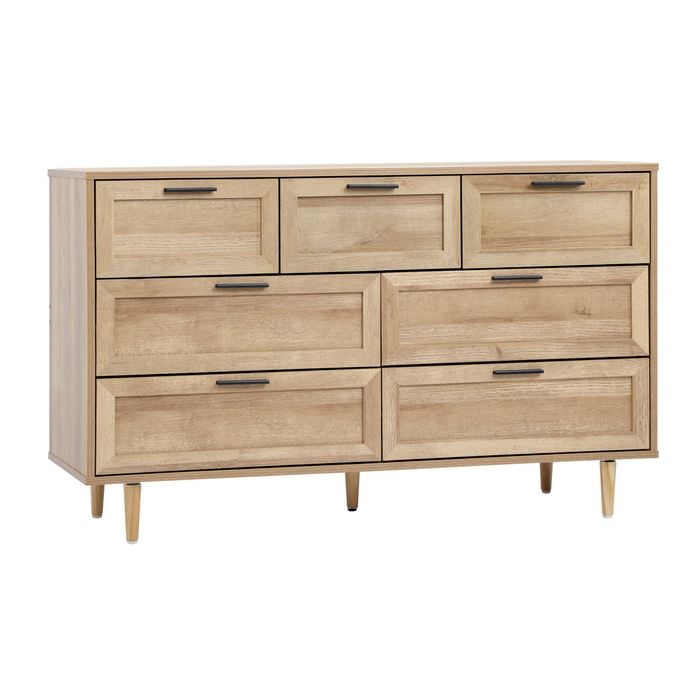 Oikiture 7 Chest of Drawers Natural - Bunnings Australia