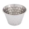 Olympia Sauce Cups Hammered Stainless Steel 12 Pack 115ml Condiment Ramekin Dip Pot Tableware