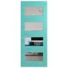 Hume Doors 1980 x 810 x 40mm Nexus 35 Entrance Door Glazed Etchlite - 810mm option_Glazed Etchlite