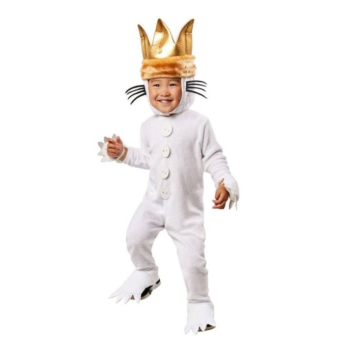 Max Deluxe Halloween Costume Child Jumpsuit with Crown and Tail, 18-36-MTHS