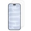 2 Pack MEZON Apple iPhone 18 Pro (6.3") Clear Tempered Glass Screen Protectors