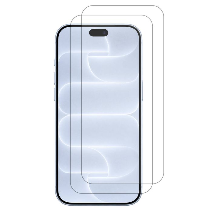 2 Pack MEZON Apple iPhone 18 Pro (6.3") Clear Tempered Glass Screen Protectors