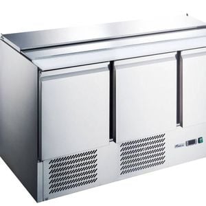 FED-X Three Door Salad Prep Fridge