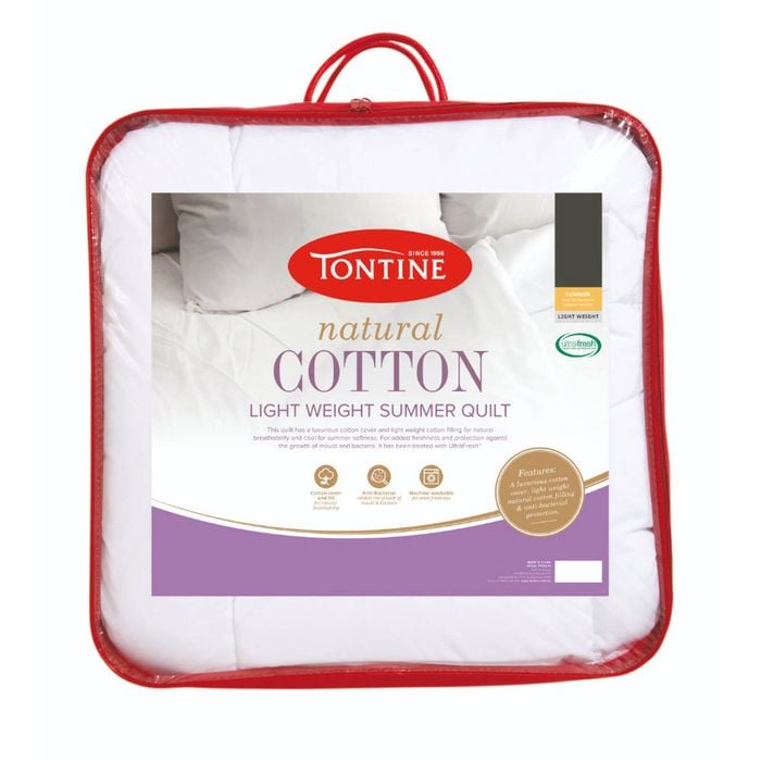 Tontine Natural Cotton Summer Quilt - Double