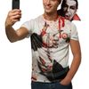 Rubie's Vampire Selfie Shocker Costume Shirt Adult Halloween Black Red