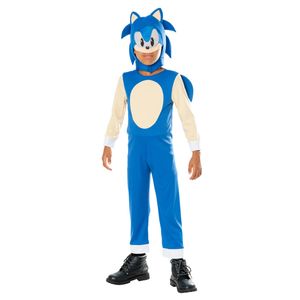 Sega Size 9-10y Sonic The Hedgehog Jumpsuit Kids Costume Party Dress Up Cosplay