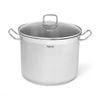 Fissman Stockpot Tahara Series Stainless Steel With Glass Lid 15.5L